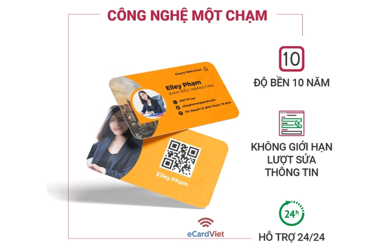 Smart name card - Bước tiến mới trong việc kết nối và giao tiếp 4 name card dien tu